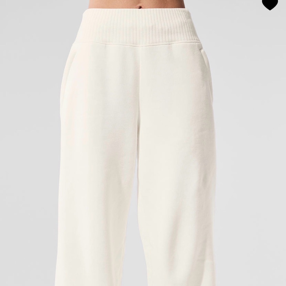 ALO Serenity Wide Leg Pant Ivory